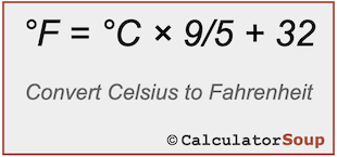 Celsius to Fahrenheit